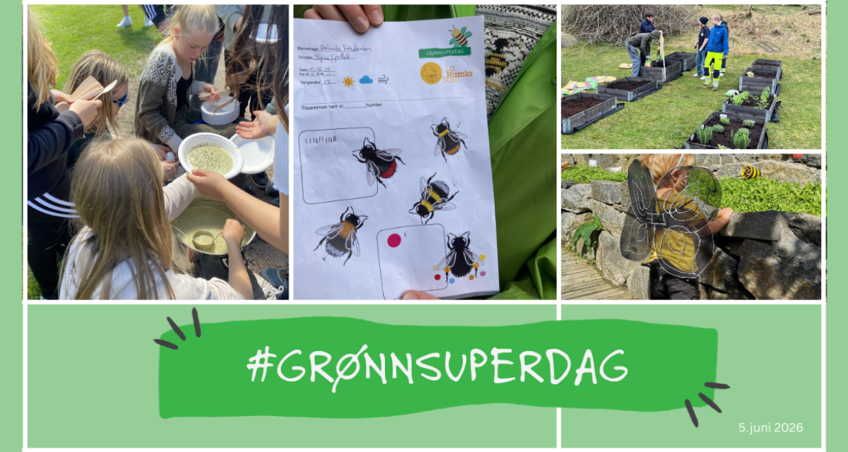 #Grønnsuperdag 5. juni