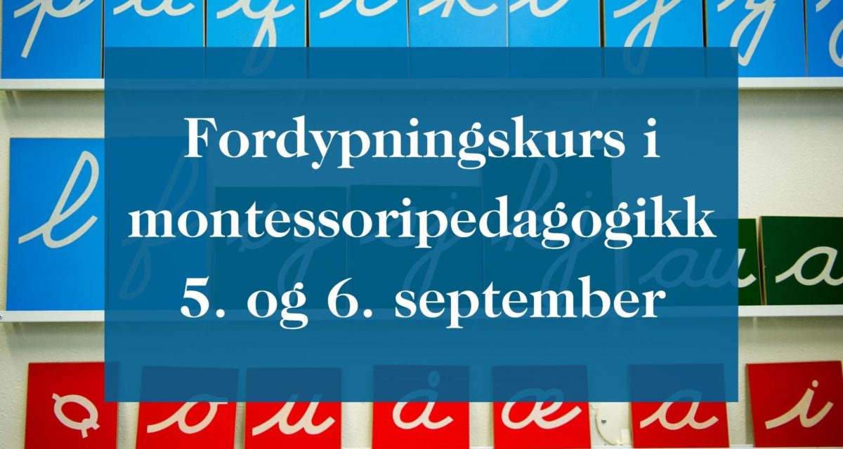 Fordypningskurs 5. og 6. september 2026